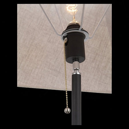 Торшер ST-Luce Черный, Коричневый/Бежевый E27 1*40W SLE302.415.01 - фото