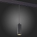 Магнитный трековый светильник подвесной ZOOM Черный LED 1*6W 4000K 667Lm Ra>80 10-60° I ST357.443.06 - фото