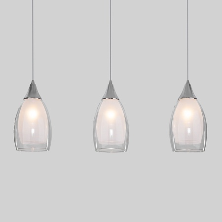 Подвесной акцентный светильник Eurosvet 50285/3 хром - фото