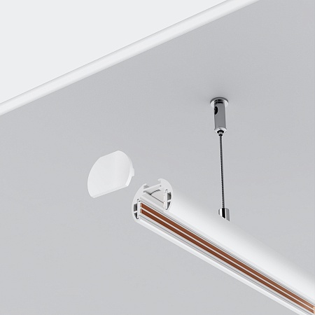 Шинопровод круглый низкопрофильный Technical TRXM034-R-412W - фото