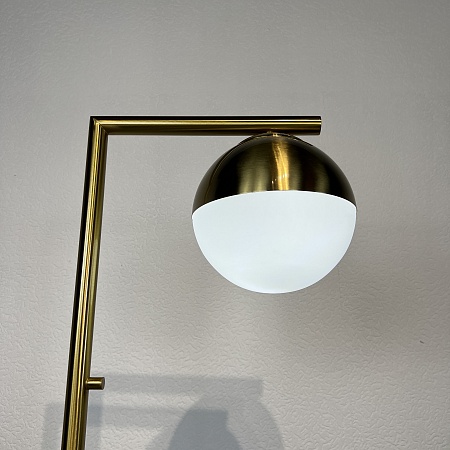 Торшер Geneva Single Glass Globe Floor Lamp Imperiumloft 85499-22 - фото