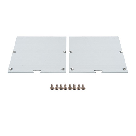 Профиль алюминиевый накладной/подвесной с отсеком для БП, серебро, CAB265 - фото