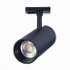 ST350.436.30.24 Св-к трек. Черный LED 1*30W 3000K 2 700Lm Ra?80 24° IP20 L177xW77xH204 100-240V Однофазная трековая система - фото
