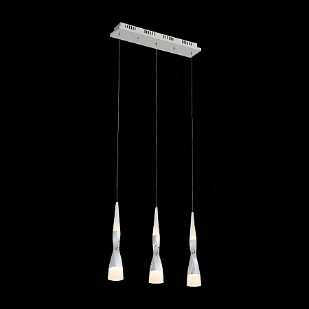 Светильник подвесной ST-Luce Хром/Хром, Белый LED 3*7W 3000K SL405.103.03 - фото