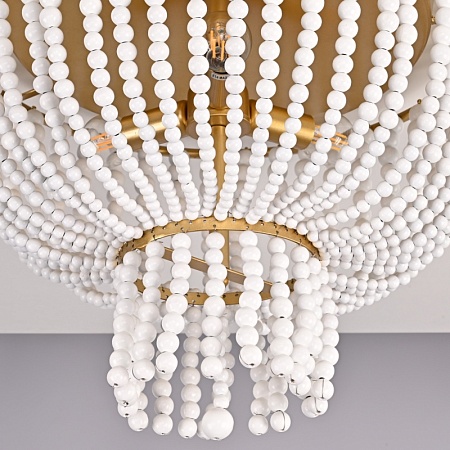 Люстра Jacqueline Clear Flush-Mount Brass Imperiumloft 186173-22 - фото