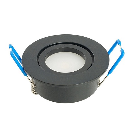 Светильник встраиваемый Feron DL1101 потолочный MR11 G5.3, GU10 черный - фото