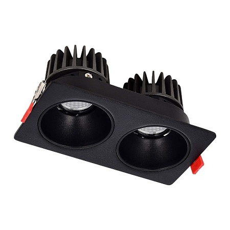 Встраиваемый корпус для светодиодного модуля серии ST850, ST851 ST-Luce Черный ST052.408.02 - фото