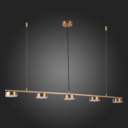Светильник подвесной ST-Luce Латунь/Латунь LED 5*7W 3000K SL6000.303.05 - фото