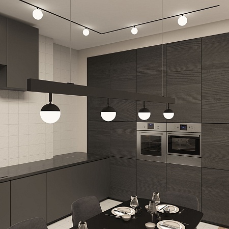 Светильник на шине Denkirs SMART MOON DK8051-BK - фото