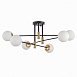Люстра потолочная ST-Luce Бронза,Черный/Белый E27 6*40W SL1203.402.06 - фото