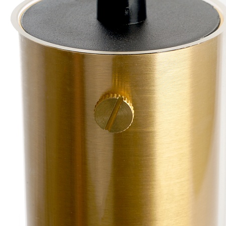 Светильник потолочный Feron ML1898 Barrel LUMINA levitation на подвесе MR16 35W 230V, золото, черный, 55*200 - фото