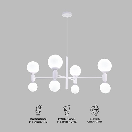 Потолочный светильник Eurosvet 30182/8 белый - фото