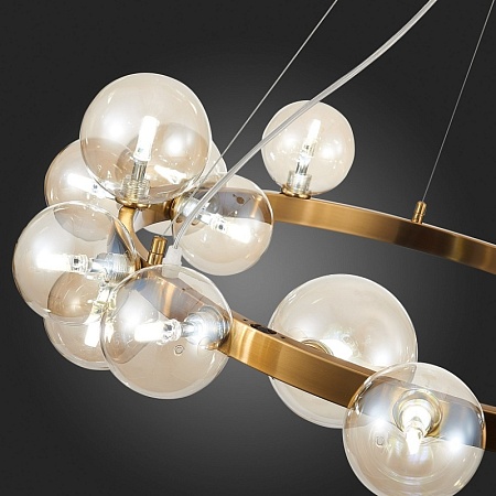 Светильник подвесной ST-Luce Бронза/Коньячный G4 15*5W SL1165.303.15 - фото