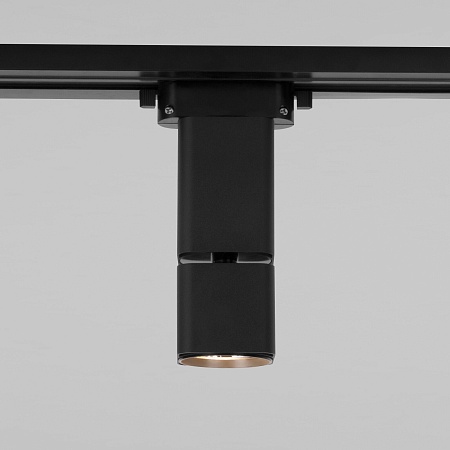 Трековый светильник для однофазного шинопровода Cubus чёрный матовый 10 Вт 4200K 85516/01 Elektrostandard - фото