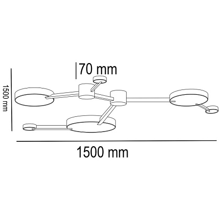 Потолочный Светильник Mida 6 Imperiumloft 200982-26 - фото