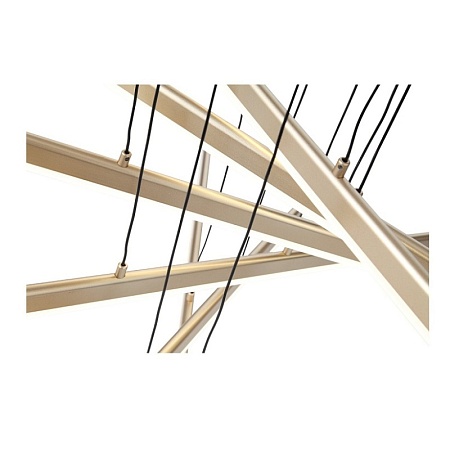 Светильник подвесной ST-Luce Матовое золото/Белый LED 6*16,6W 4000K SL394.223.06 - фото