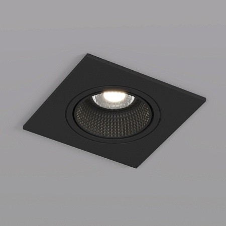 DK3071-BK Встраиваемый светильник, IP 20, 10 Вт, GU5.3, LED, черный/черный, пластик - фото