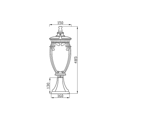 Ландшафтный светильник Outdoor Fleur O414FL-01GB - фото