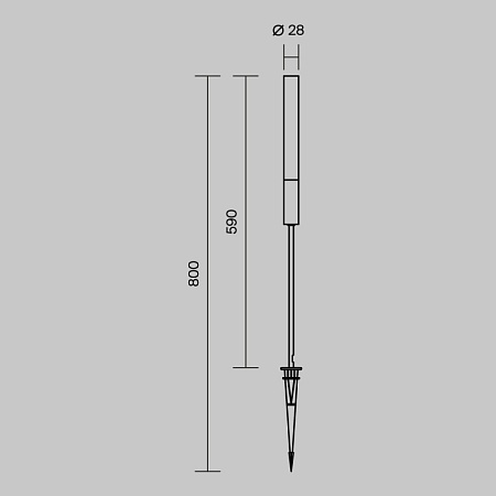 Ландшафтный светильник Outdoor O487FL-L3GF3K - фото