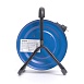 Удлинитель на металлической катушке 4-местный с/з Stekker, PRF02-41-50, 50м, 3*2,5, серия Professional, синий - фото