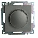 Выключатель диммирующий TRIAC (механизм) 250В, 500W, серия Катрин, графит, GLS10-7106-06 - фото