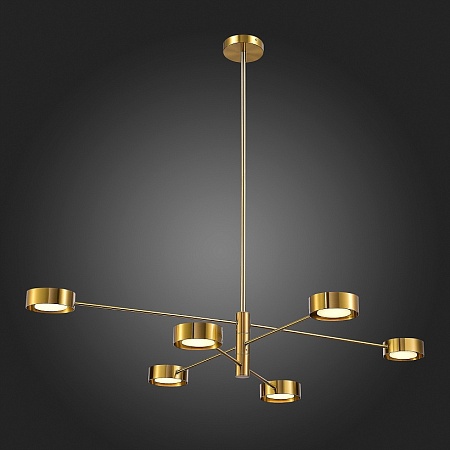 Светильник потолочный ST-Luce Латунь/Латунь LED 6*5W 3000K SL6504.302.06 - фото