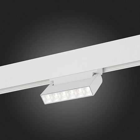 Магнитный трековый светильник белый LED 1*6W 4000K 532Lm Ra>80 36° IP20 L120xW22xH108 4 ST364.546.06 - фото