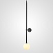 Настенный Светильник Lines Ball 100 Black Imperiumloft 140827-26 - фото