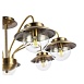 Светильник потолочный Античная бронза/Прозрачный E14 7*40W SLE110102-07 - фото
