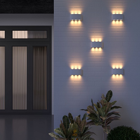 Пылевлагозащи<wbr>щенный светодиодный светильник Twinky Trio белый IP54 1551 Techno LED белый Elektrostandard - фото