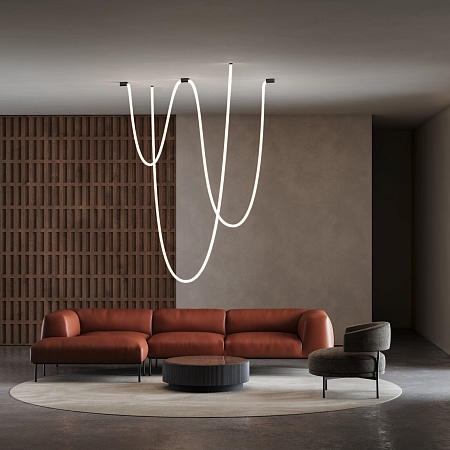 Накладные крепления для круглого гибкого неона Full light черный (FL 28101) FL 28101 Elektrostandard - фото