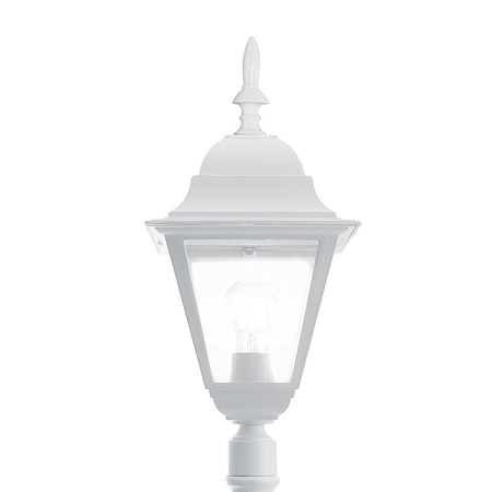 Светильник садово-парковый Feron 4210/PL4210 столб 100W E27 230V, белый - фото
