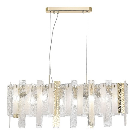 Люстра подвесная ST-Luce Золотистый/Белый, Золотистый E14 8*40W SL1636.203.08 - фото