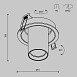 Встраиваемый светильник Technical FOCUS S C048CL-01-GU10-BBS - фото