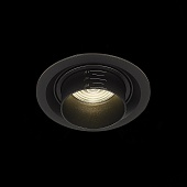 Св-к встр. Zoom Черный LED 1*12W 4000K 960Lm Ra90 15°-60° IP20 D115xH95 170-240V ST701.448.12