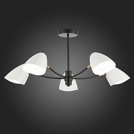 Светильник потолочный Черный, Золотой/Белый E14 5*40W SLE103602-05 - фото