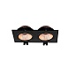 DK3072-BBR Встраиваемый светильник, IP 20, 10 Вт, GU5.3, LED, черный/бронзовый, пластик - фото