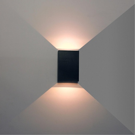 Фасадный светильник Arte Lamp ALGOL A2750AL-2BK - фото
