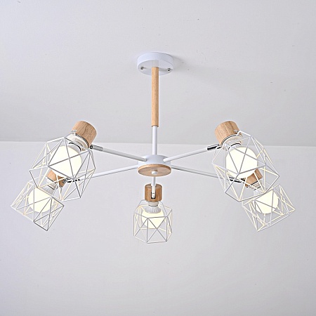 Потолочная Люстра Corf B3 White 5 Lamps Imperiumloft 189479-26 - фото
