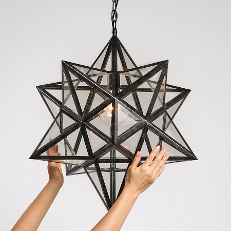 Люстра Black Star Clear Glass 50 См Imperiumloft 101314-26 - фото