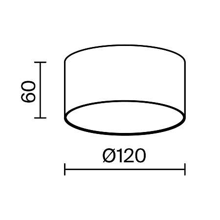 Потолочный светильник Technical Zon C032CL-12W3K-RD-B - фото