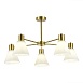 Светильник потолочный Латунь/Белый E27 5*60W SLE1561-302-05 - фото