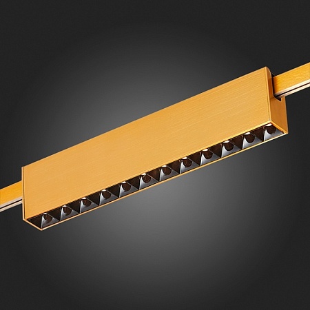 Магнитный трековый светильник FARM Золотистый LED 1*12W 3000K 706Lm Ra90 40 IP20 L232xW ST816.206.12 - фото