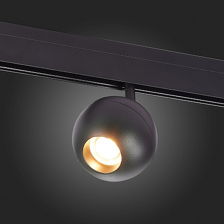 Магнитный трековый светильник Черный LED 1*12W 4000K 680Lm Ra>80 36° IP20 L120xW100xH19 ST354.446.12 - фото