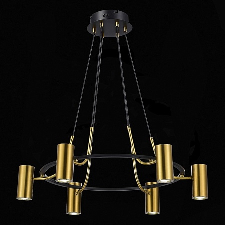 Светильник подвесной ST-Luce Черный, Латунь/Латунь GU10 6*5W 4000K SL1215.403.06 - фото