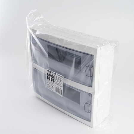 Бокс настенный STEKKER EBX50-3/24-20 24 модуля, пластик, серия Standart - фото