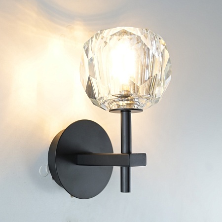 Бра Boule De Cristal Single Sconce Black Imperiumloft 156563-22 - фото