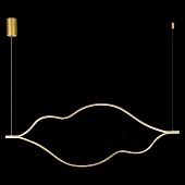 Светильник подвесной ST-Luce Золотистый/Белый LED 1*45W 4000K SL6106.203.45