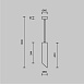 Подвесной светильник Technical Lipari P044PL-01-40GU10-B - фото