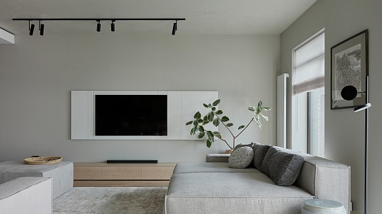 Трековая система Technical однофазная для натяжного потолка чёрная 200x200x200 TS-Z-200-TR004-1-GU10-B